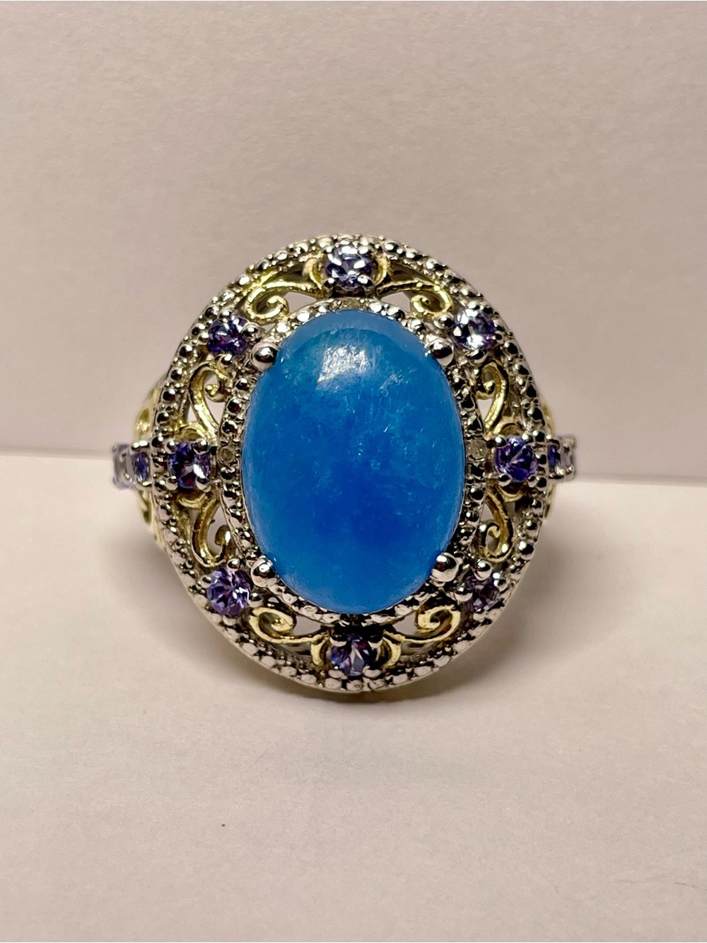 925 Vintage-Inspired Filigree Cocktail Ring